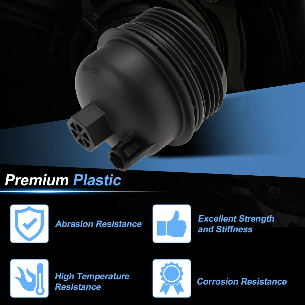 Oil Filter Housing Cap for Hyundai Accent (2020–2022) 263152M000