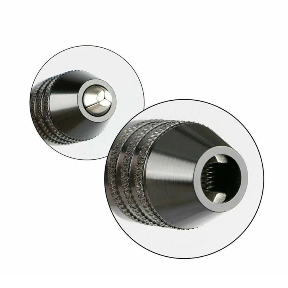 Keyless Drill Chuck with Hex Shank for Portable Tools (Universal)