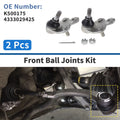 2 Pcs Front Lower Ball Joints Replacement for Toyota Corolla (2009–2019)
