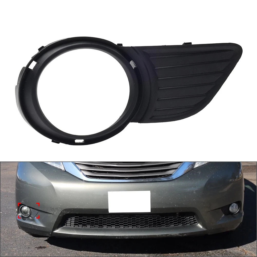 Front Fog Light Lamp Bezel Cover for Toyota Sienna (2011–2017)