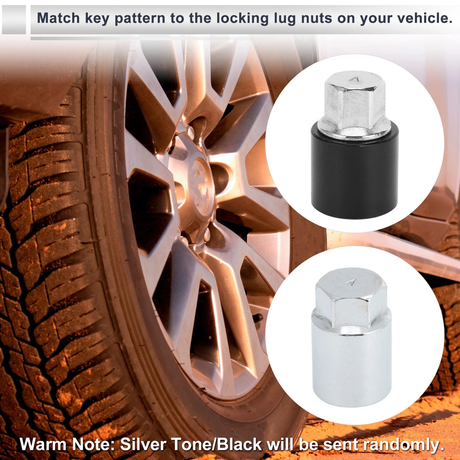 Type A Wheel Lock Lugnut Antitheft Key Socket for Toyota