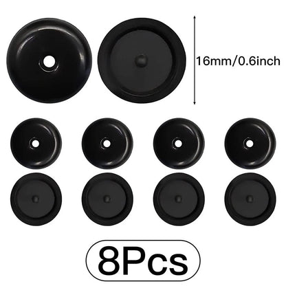 Set of 4 Seat Belt Button Buckle Stop for Universal Fit