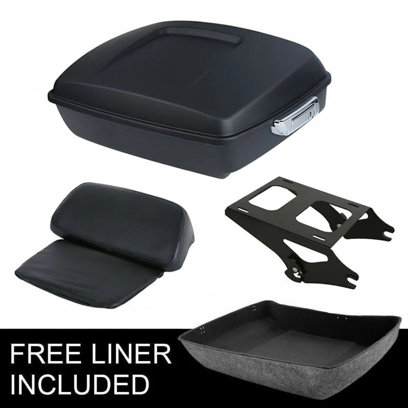 Chopped Trunk Backrest Mount Rack for Harley Street Glide (2014–2026)