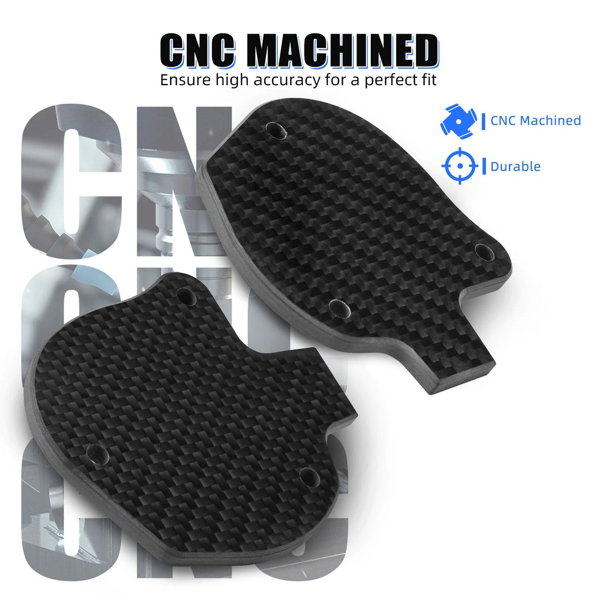 Brake Reservoir Cover Cap + Throttle Cover for Yamaha Raptor 700 (2013–Present)