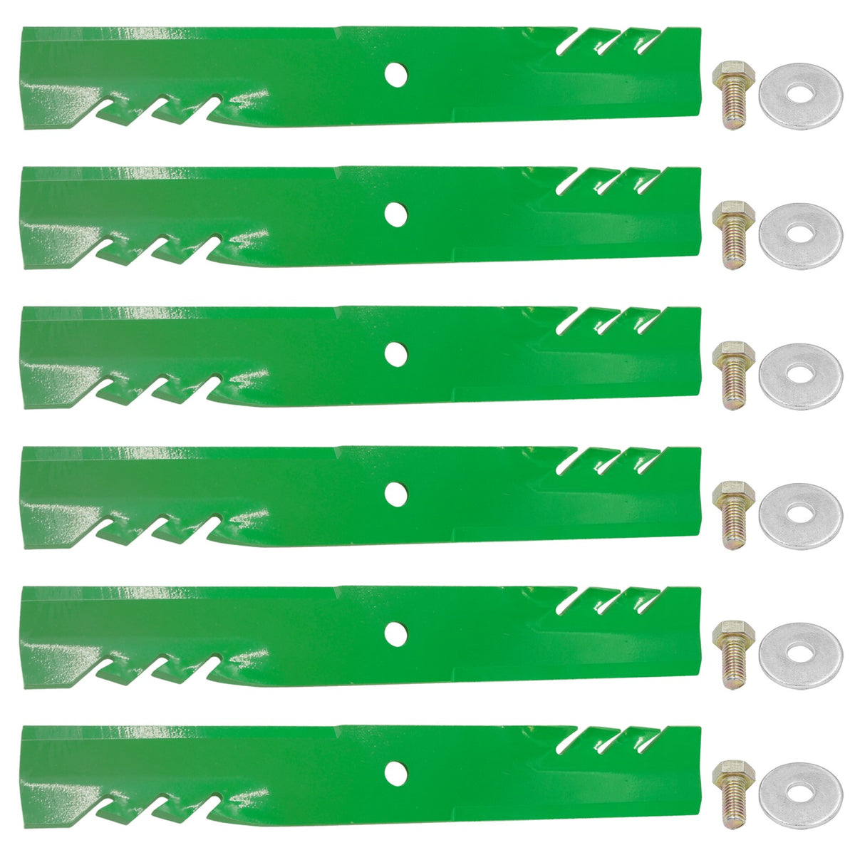 52 Inch Deck Blade with Bolt Replacement for Hustler (2000–2010)