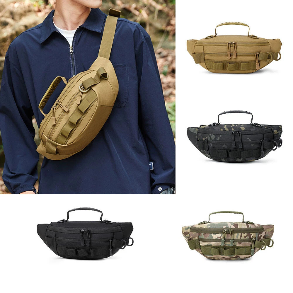Tactical Chest Pack Waist Bag for Outdoor Travel Camping Hiking
