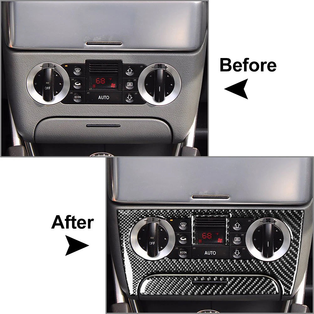 Center Console Air Conditioner Switch Button Panel Cover for Audi TT 8N (2001–2006)