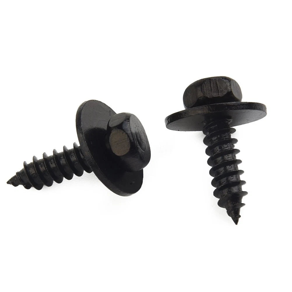 20 Pc Set Hex Washer Head Self-Tapping Screws for Automotive