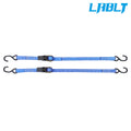 2X 1" × 4ft Heavy Duty Tie Downs Ratchet Straps for Universal Use (2400Lbs)
