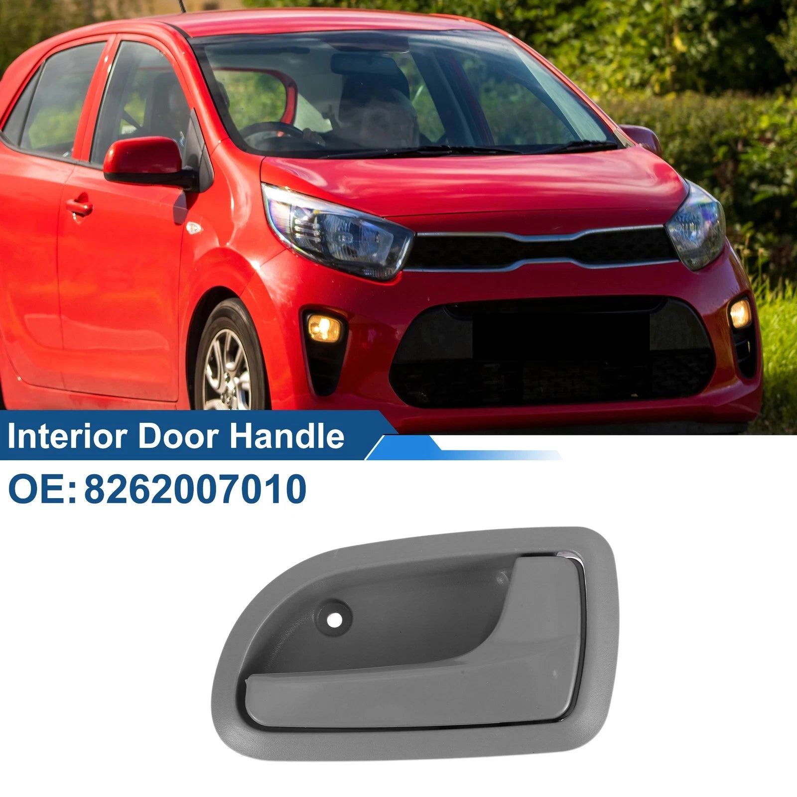 Front Driver Side Interior Door Handle for Kia Picanto (2008–2010) No. 8262007010