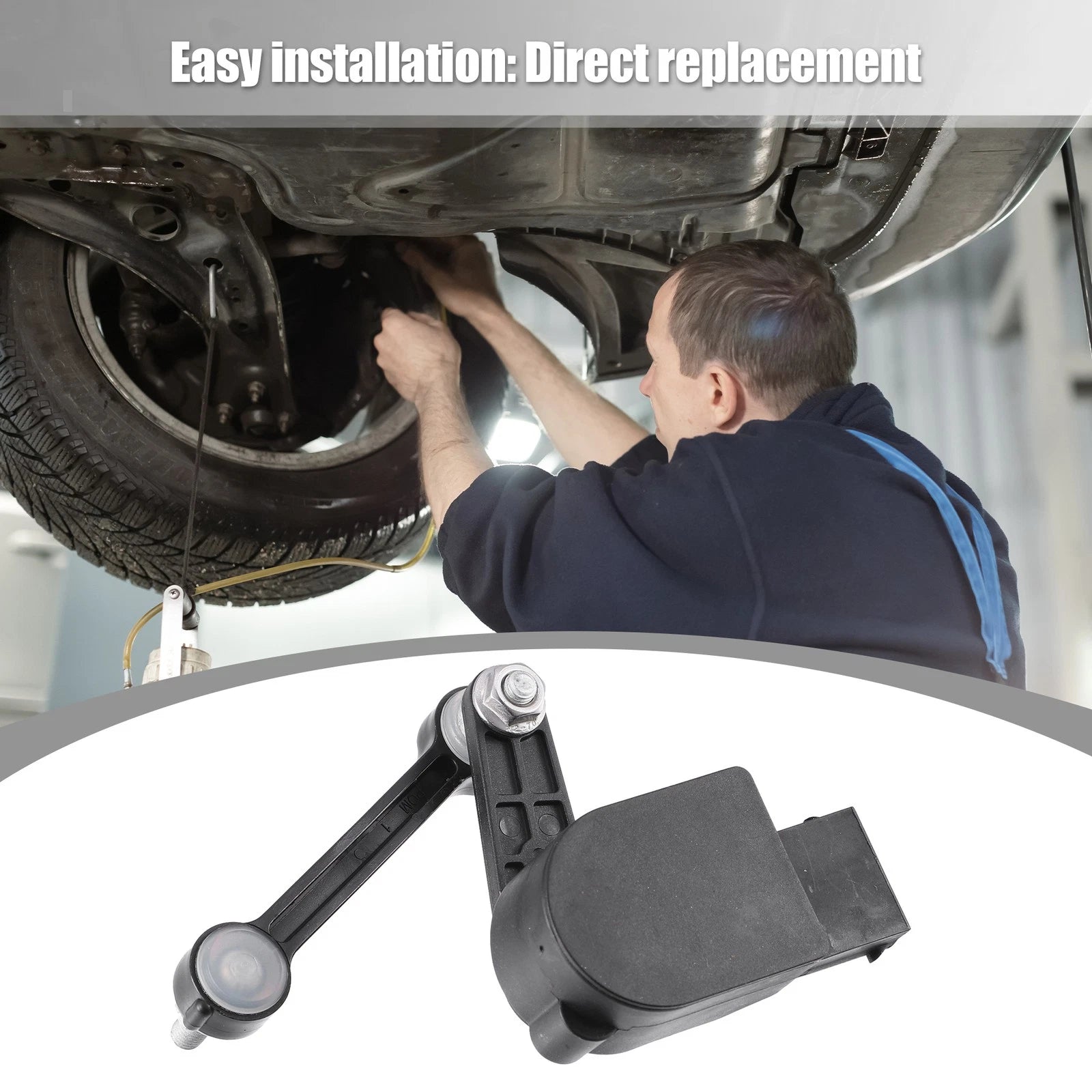 Ride Height Level Sensor Rear Left Right Replacement for Audi Q7 (2007–2015)