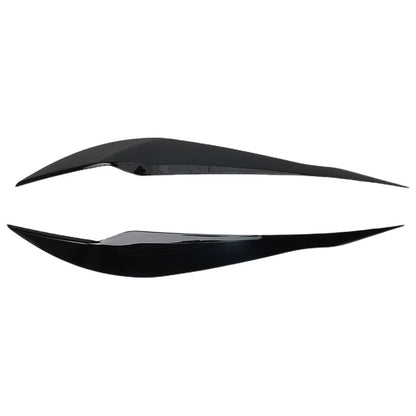 2Pcs Headlight Eyelid Covers for BMW F30 Saloon (2012–2018) Gloss Black