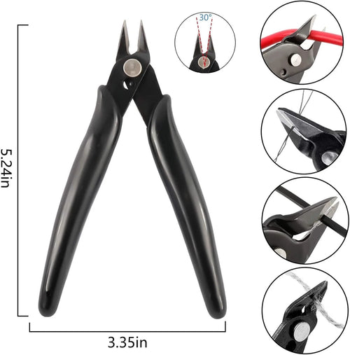 10pcs Electrical Cutting Wire Cable Cutter Side Snips Pliers Tool