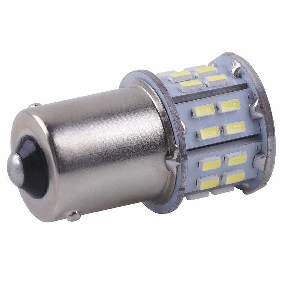 4PCS 1156 LED Turn Brake Tail Indicator Blinker Car Light Bulb BA15S White