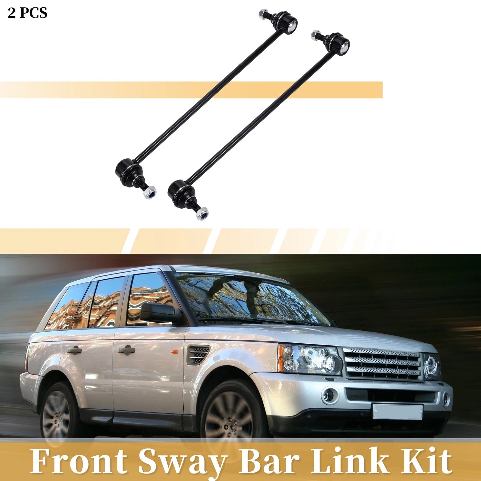 2X Front Stabilizer Sway Bar Link for Land Rover LR2 (2008–2014)