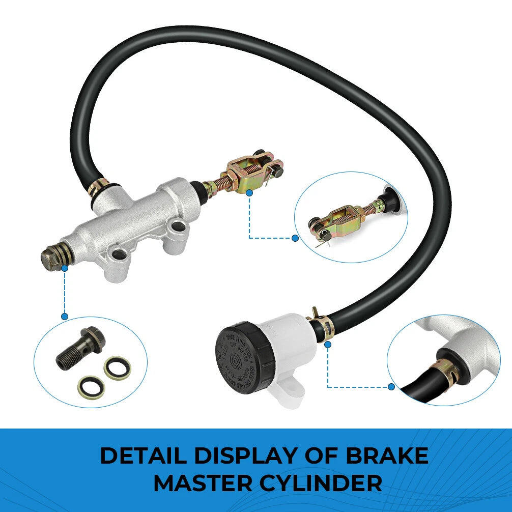 Rear Brake Master Cylinder Assembly for Polaris Sportsman 570 SP/X2 (2014–2021)