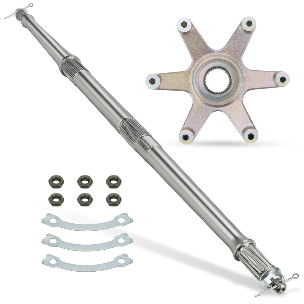 Rear Axle Shaft & Sprocket Hub Nuts Kit for Yamaha Tri Z 250 (1985–1986)