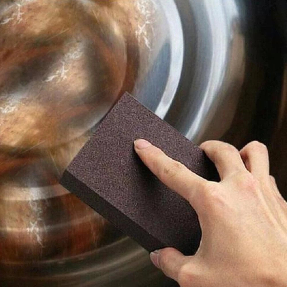 Sponge Emery Brush Cleaner Tool for Kitchen Rust Removal