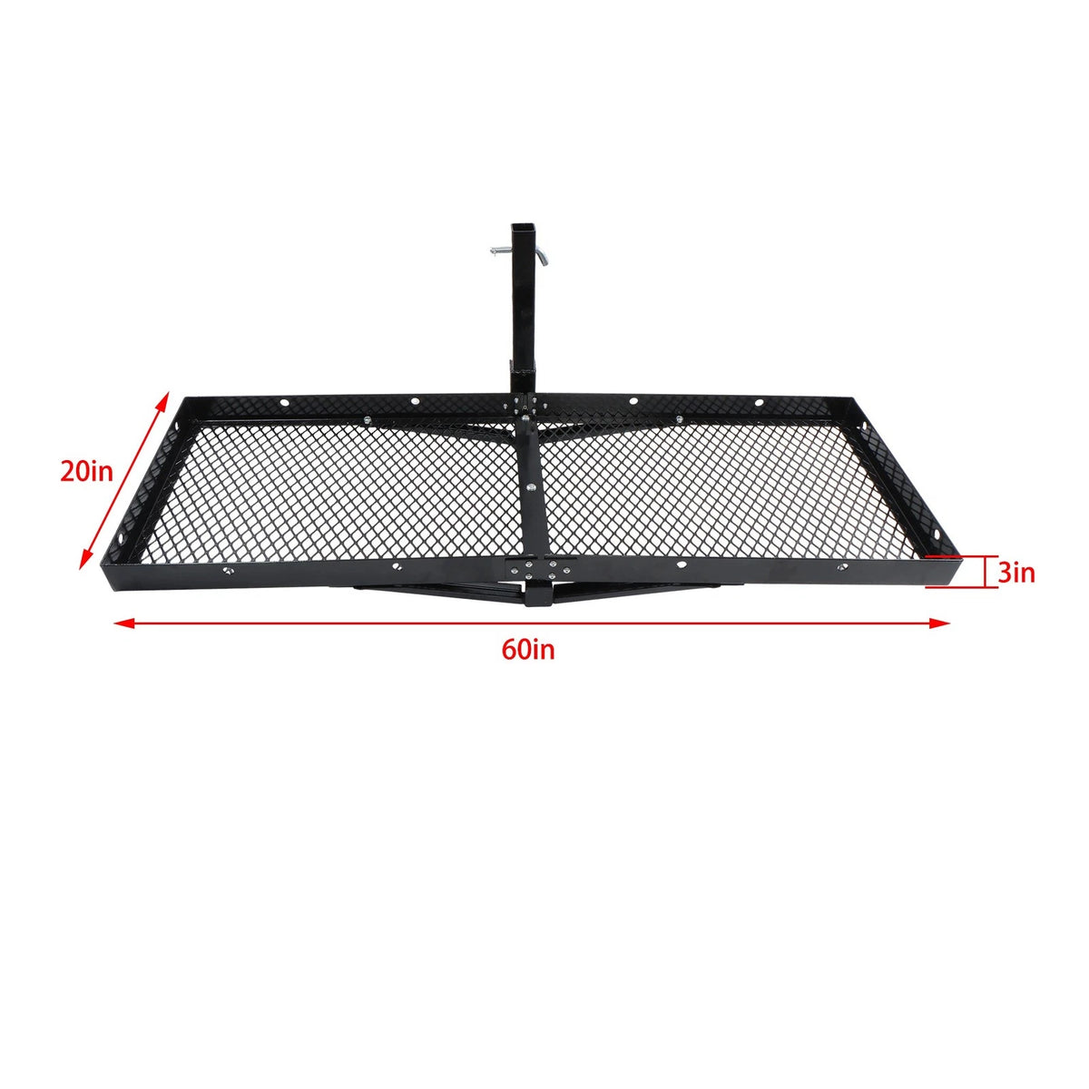 Luggage Basket for SUV Truck Trailer (Folding, 500lbs Capacity)