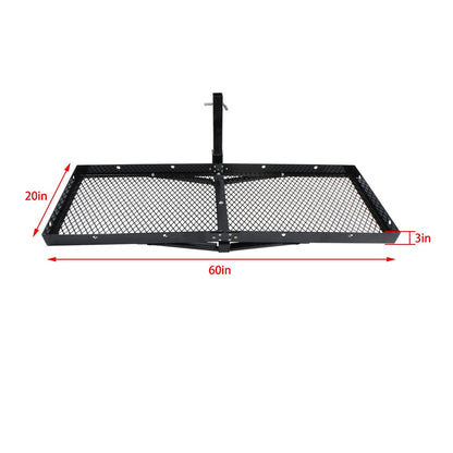 Luggage Basket for SUV Truck Trailer (Folding, 500lbs Capacity)