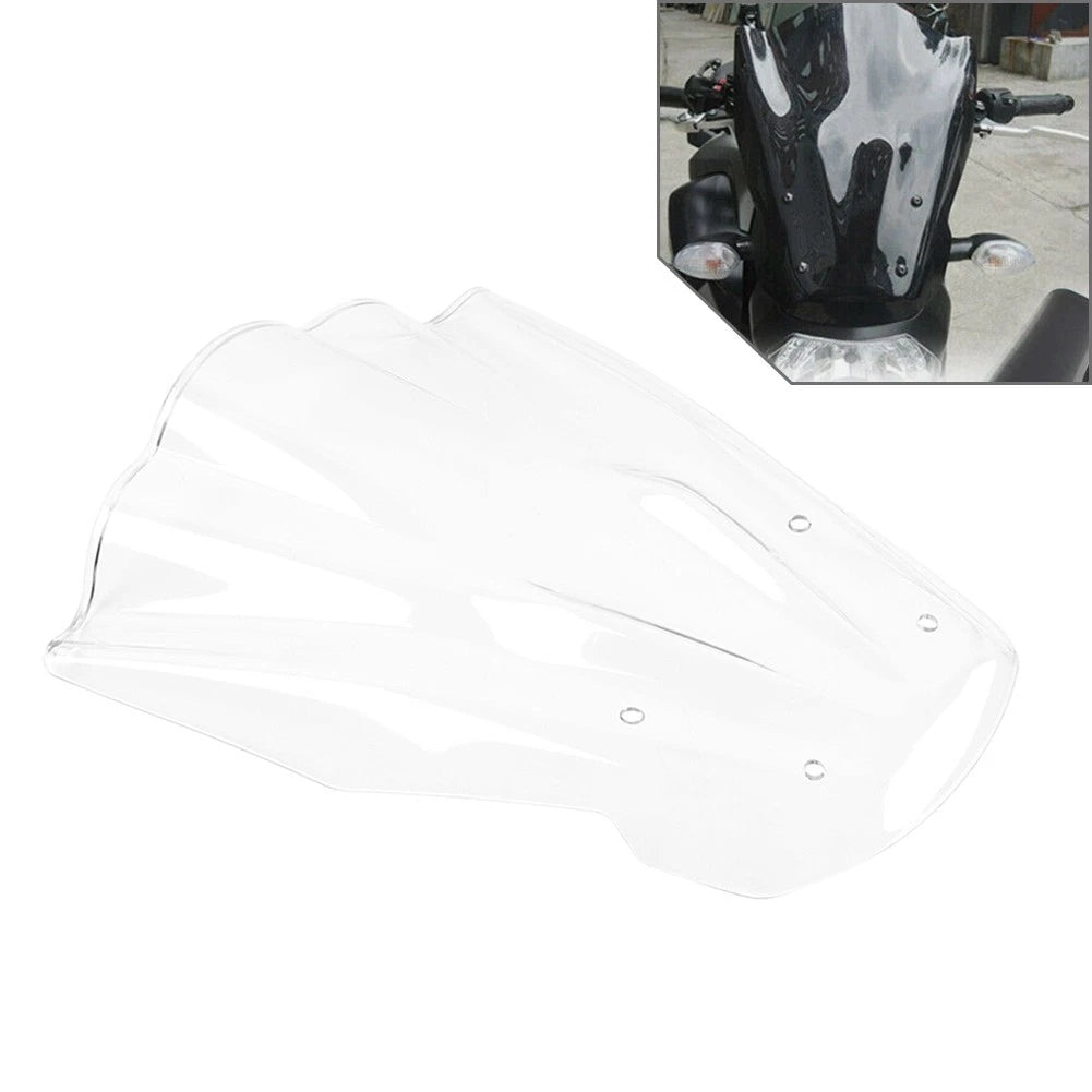 1x Plastic Front Windscreen Wind Deflector for Yamaha MT-07 (2014–2017)