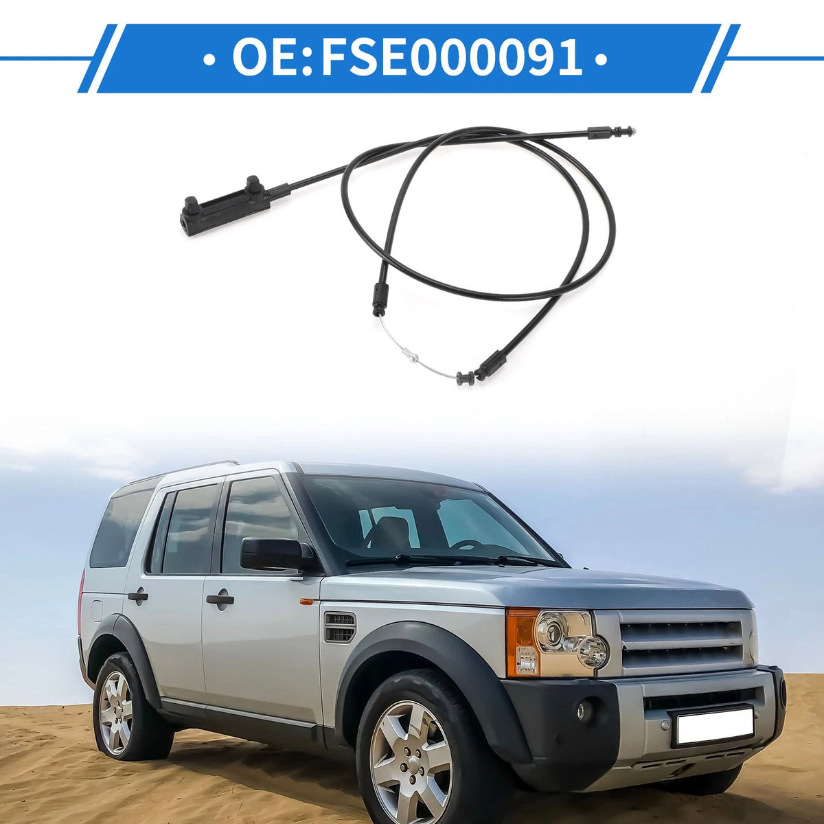 Hood Release Cable No.FSE000091 for Land Rover Range Rover