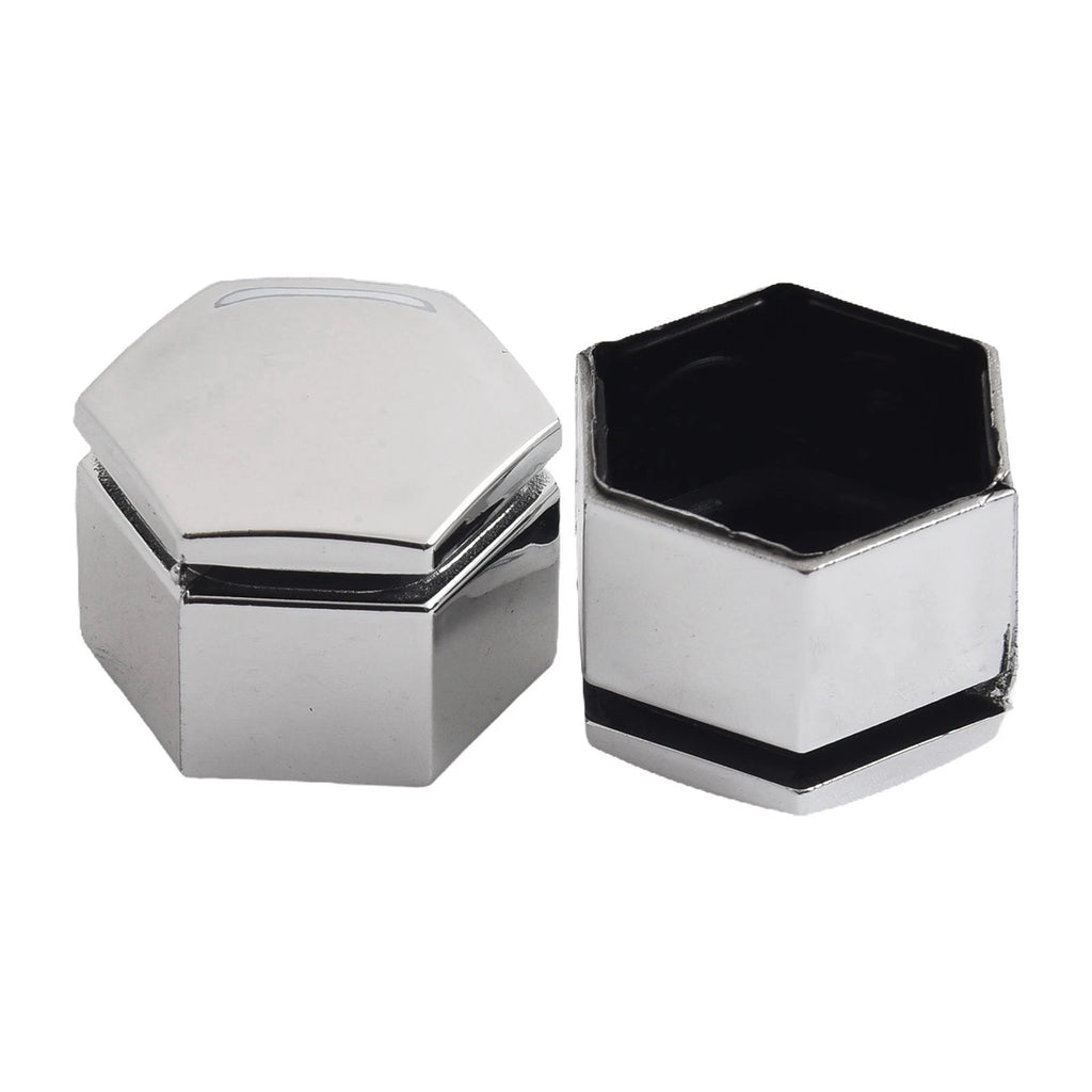 Bolt Wheel Nut Cap for Car (Chrome, Rustproof)