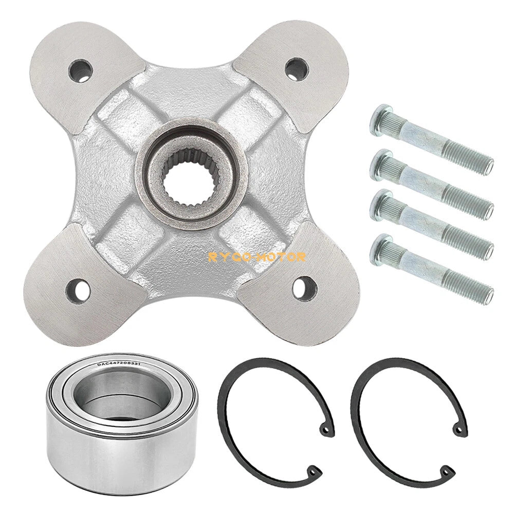 Front Wheel Hub & Studs Bearing for Polaris Scrambler 850, Sportsman 850/XP 1000