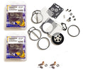 Dual Carb Rebuild Kit & Needle Seats for Yamaha GP800 GP800R XLT800 GPR 800