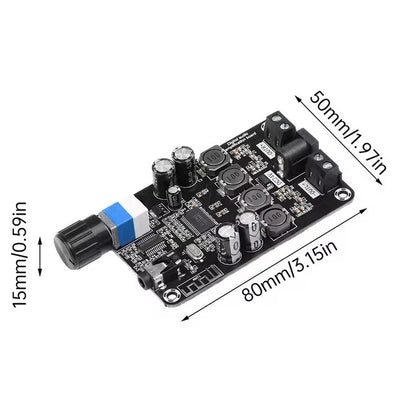 Dual 50W Audio Enhancement Board Module with Volume Adjustment