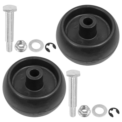 Deck Wheels with Hardware Kit for Simplicity ZT2142 ZT21420 Mower (2011–2020)