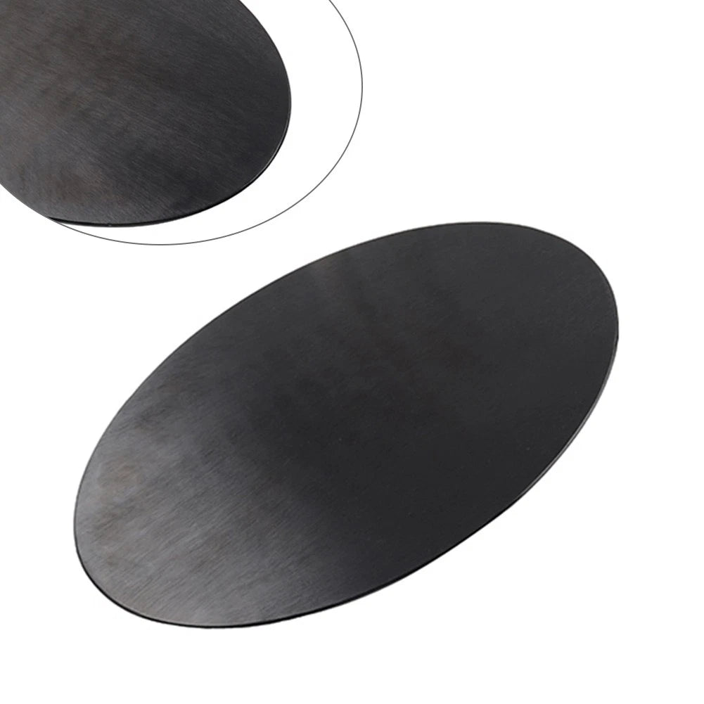 1x Aluminum Custom Oval License Plate for Motorbike
