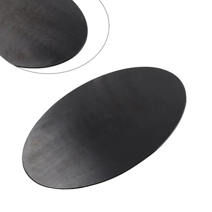 1x Aluminum Custom Oval License Plate for Motorbike