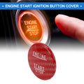 Push Start Button Cover Compatible with Mercedes Benz W176 3.5cm Red
