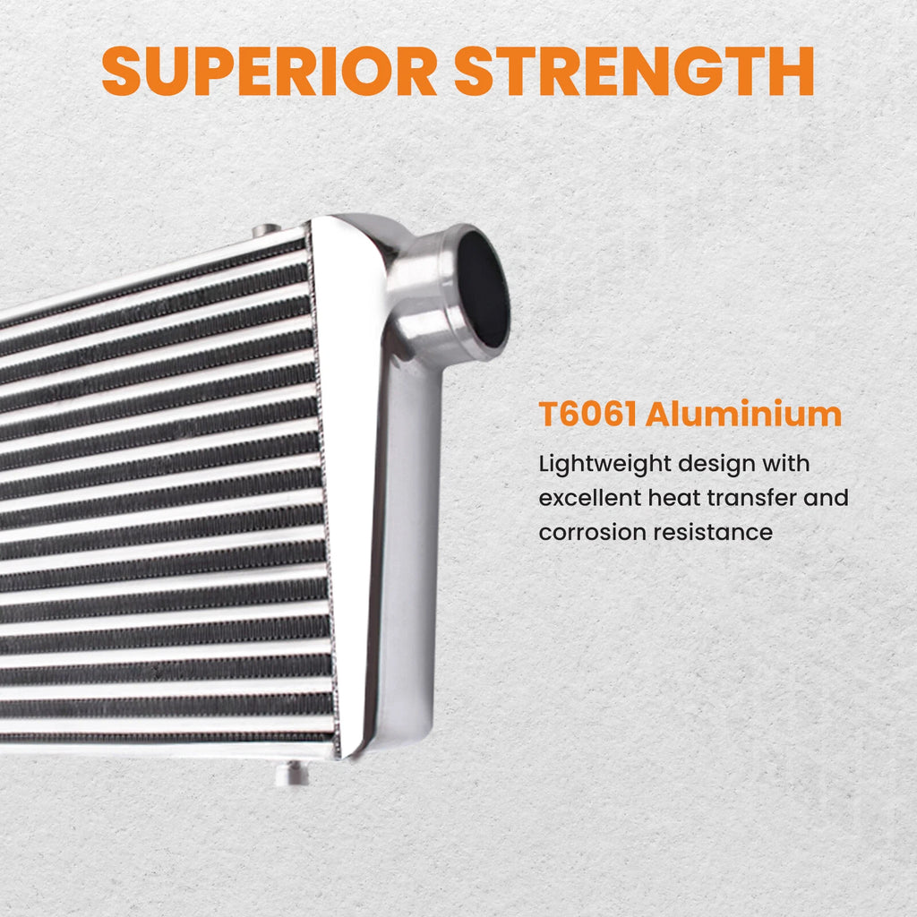 Front Mount Intercooler for Universal Application (600x300x76mm, 3" In/Out)