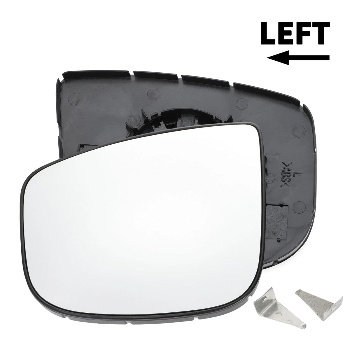 Left Side White Mirror Glass for Citroen Berlingo (2018–2023)