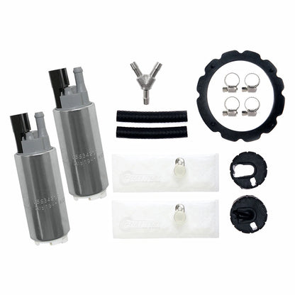 2X Walbro GSS342 255LPH Fuel Pumps for Ford Lightning (1999–2004) + Y-Fitting Kit