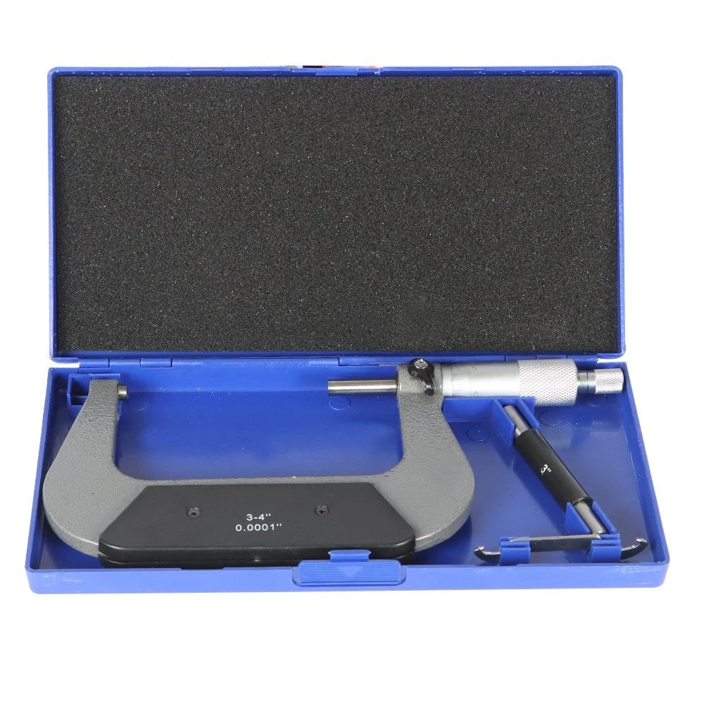 3-4" Outside Micrometer for Precision Measurement (Carbide Tipped)