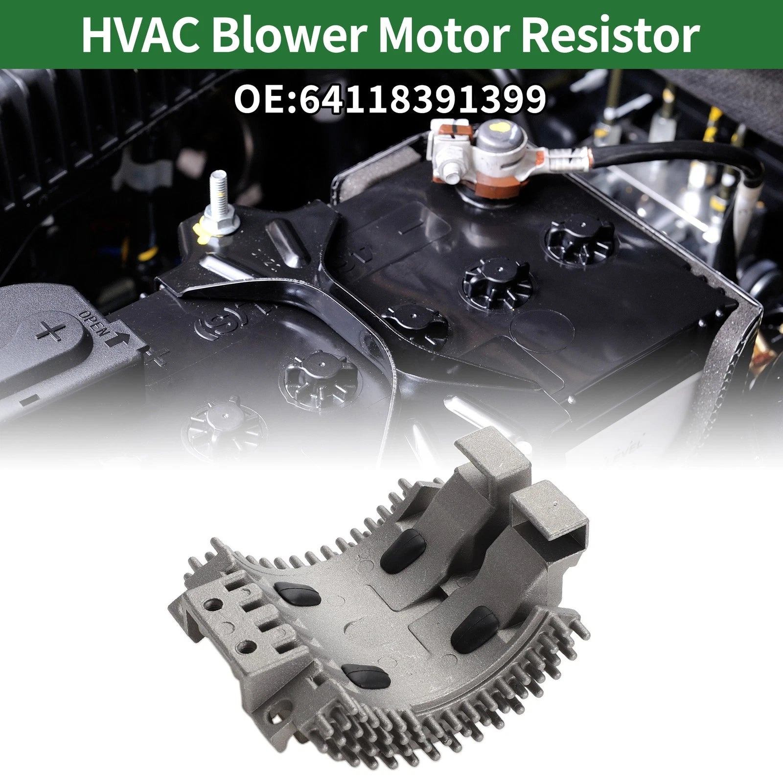 HVAC Blower Motor Resistor Replacement for BMW 740iL (1995–2001)