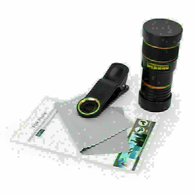 8x Optical Zoom Clip-on Camera Lens for Universal Cell Phone