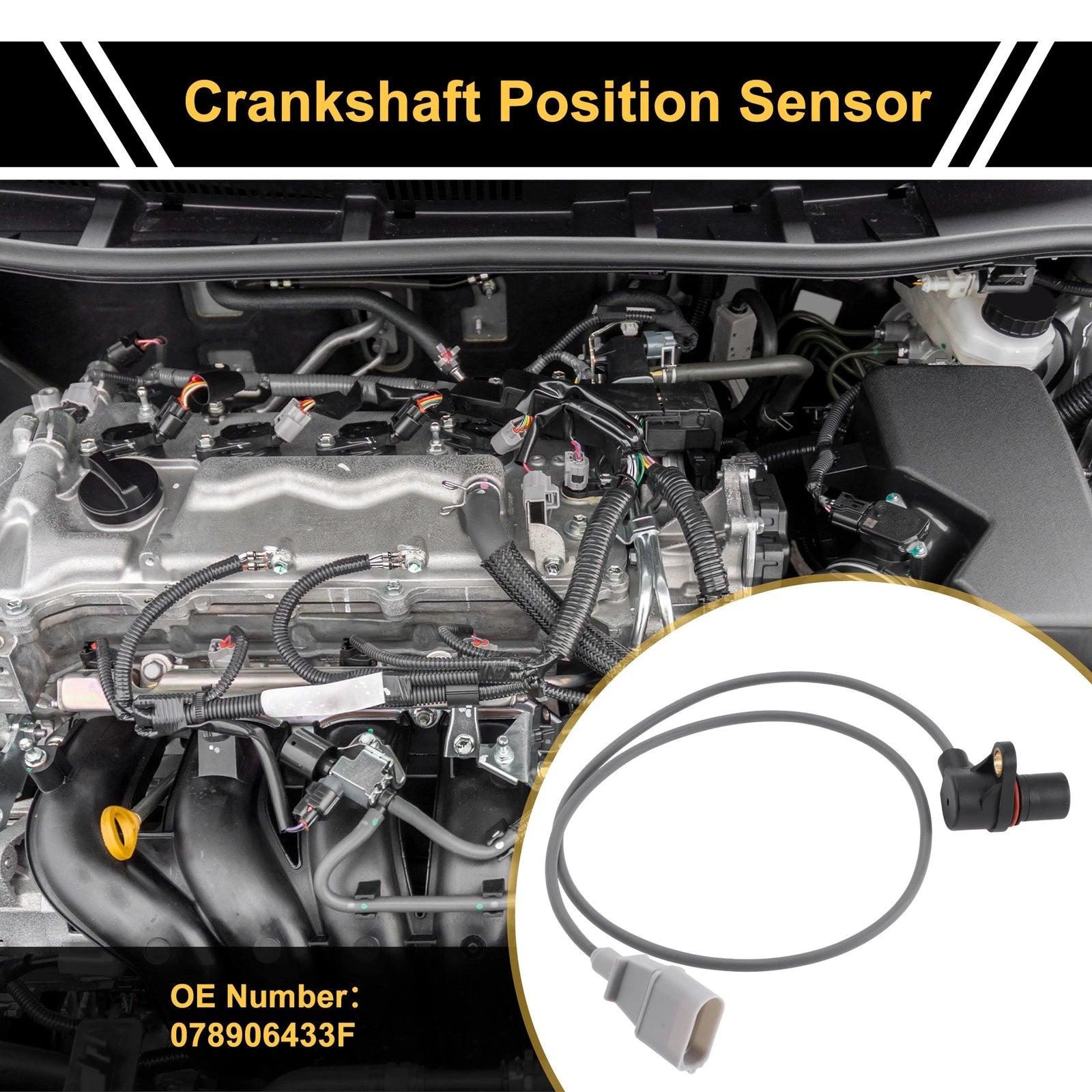 Crankshaft Position Sensor Replacement for Audi Allroad C5 2.7 quattro (2000–2005)
