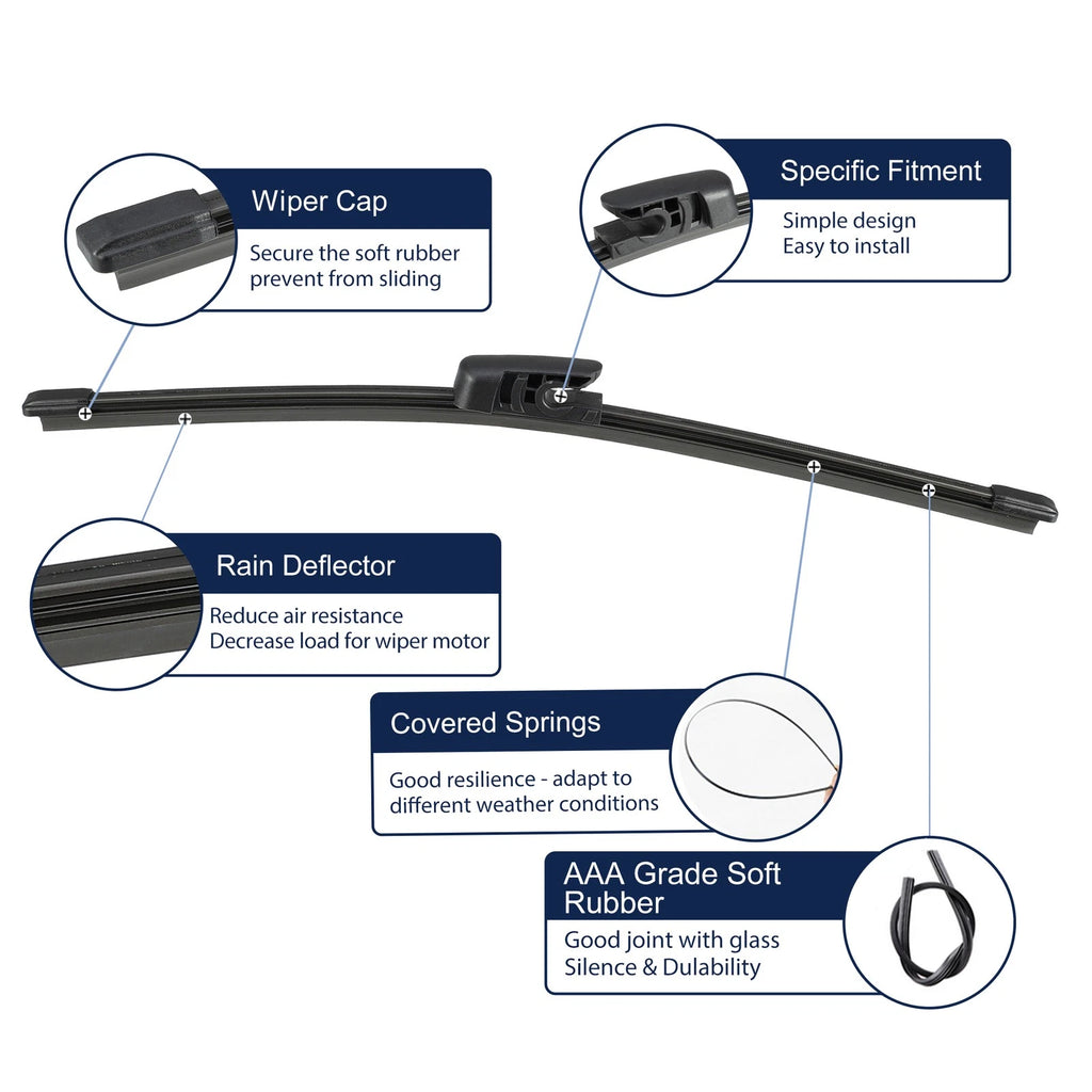 Rear Windshield Wiper Blade for Kia Ceed (2013–2020)