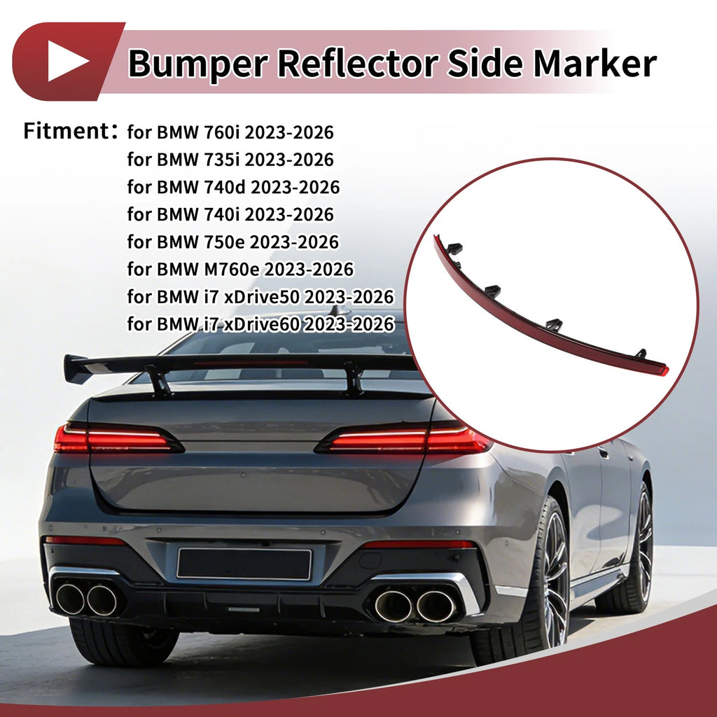 Rear Right Bumper Reflector Replacement for BMW 760i (2023–2026)