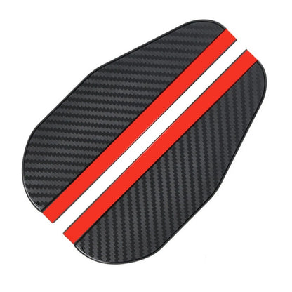 1 Pair Carbon Fiber Rearview Side Mirror Eyebrow Guard for Car