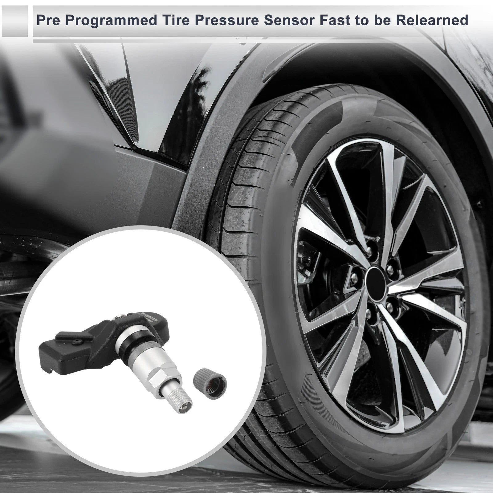 Tire Pressure Sensor Replacement for BMW 530i (2017–2022) 433MHz 1 Pack
