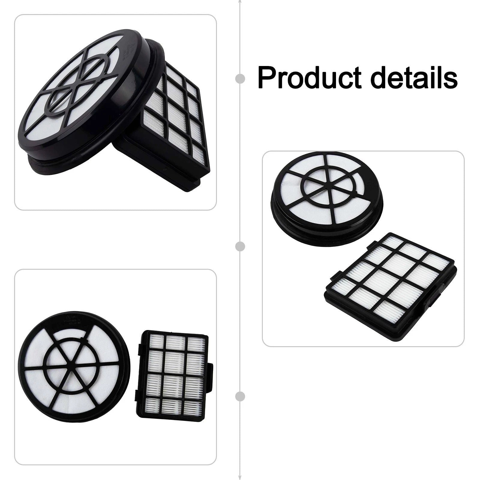 Foam Filter Replacement Kit for VCS35B15KC70EUK Vacuum Cleaner