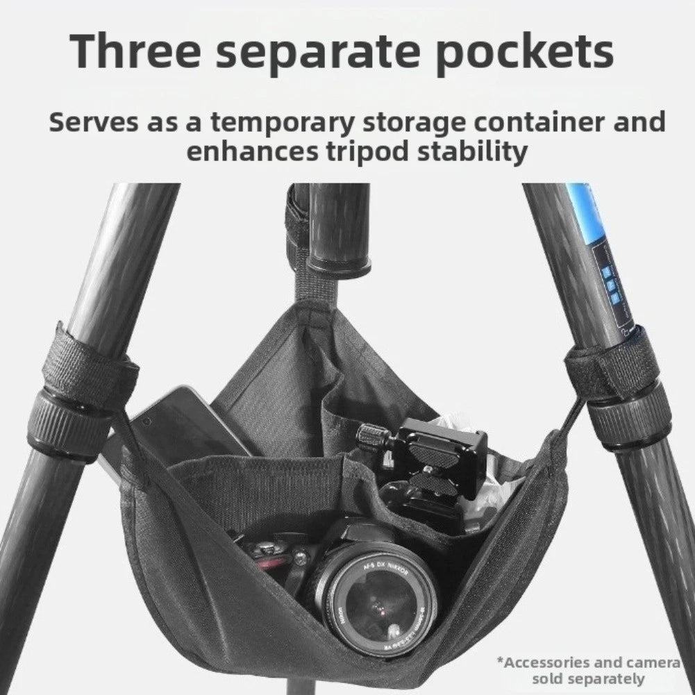 Photography Tripod Storage Bag with 3 Compartment Pockets