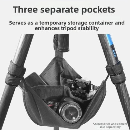 Photography Tripod Storage Bag with 3 Compartment Pockets