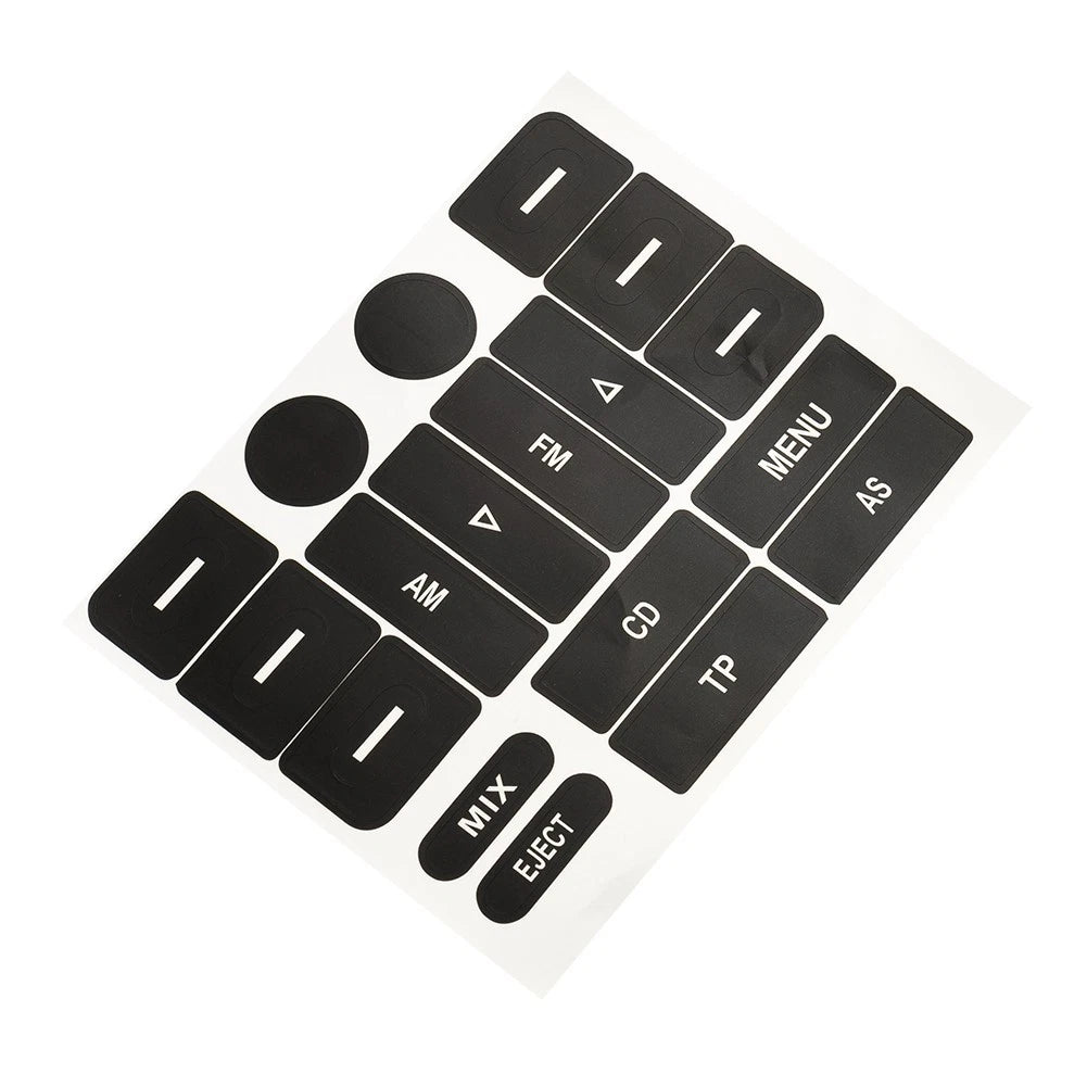 For Golf MK5/For for passat Radio Knobs Repair Sticker Worn Button Front PVC