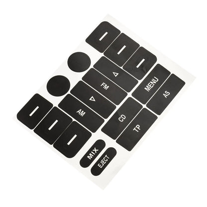For Golf MK5/For for passat Radio Knobs Repair Sticker Worn Button Front PVC